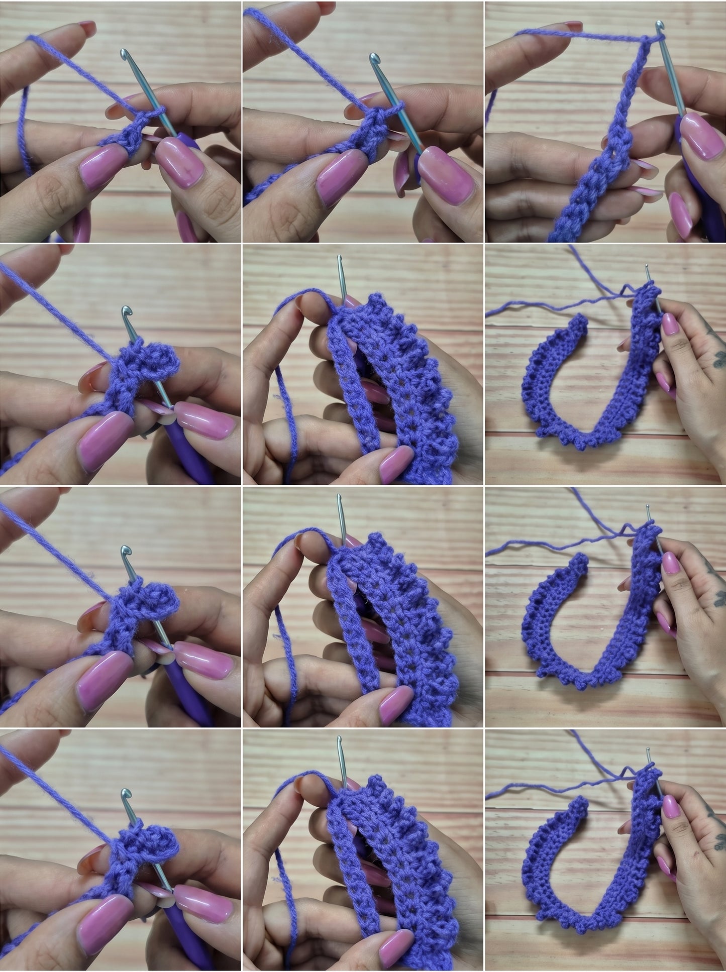 Lavender Long Stem Crochet Pattern (Easy) – Step-by-Step PDF Guide for Beginners