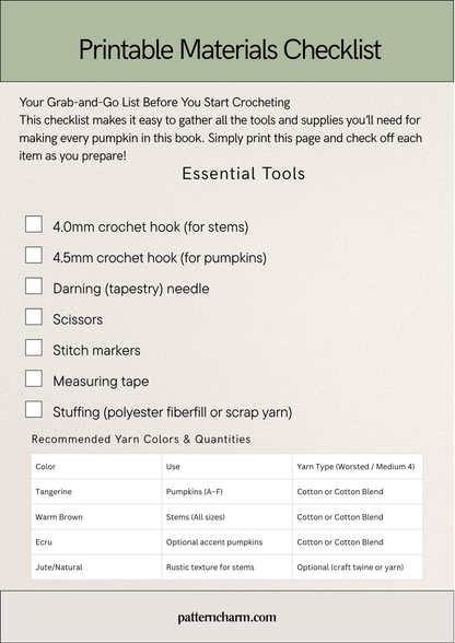 Crochet Pumpkin Pattern Ebook PDF – The Ultimate Fall Bundle for Crafting, Gifting &amp; Family Fun