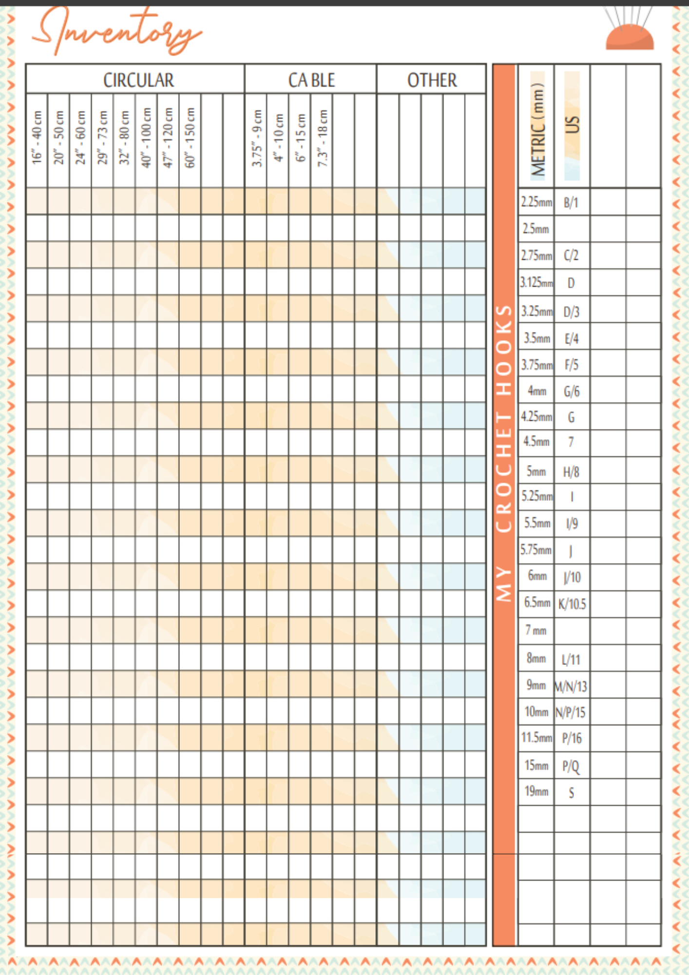 Knitting & Crochet Planner (A4 Printable) – The Perfect Project Organizer for Yarn Lovers