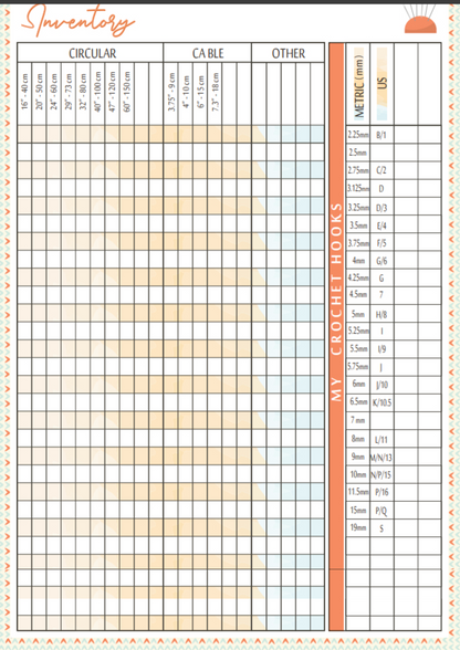 Knitting & Crochet Planner (A4 Printable) – The Perfect Project Organizer for Yarn Lovers
