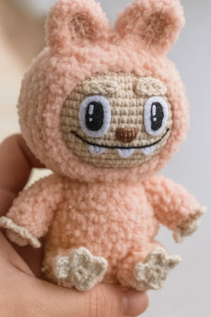 Labubu Amigurumi Crochet Pattern PDF - Complete Step-by-Step Guide with Photos - Instant Download Digital Pattern
